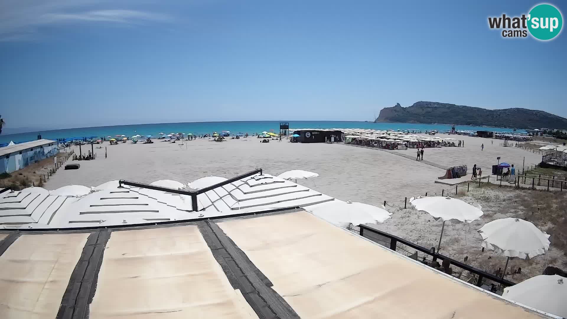 Webcam plage de Poetto | Cagliari | Sardaigne