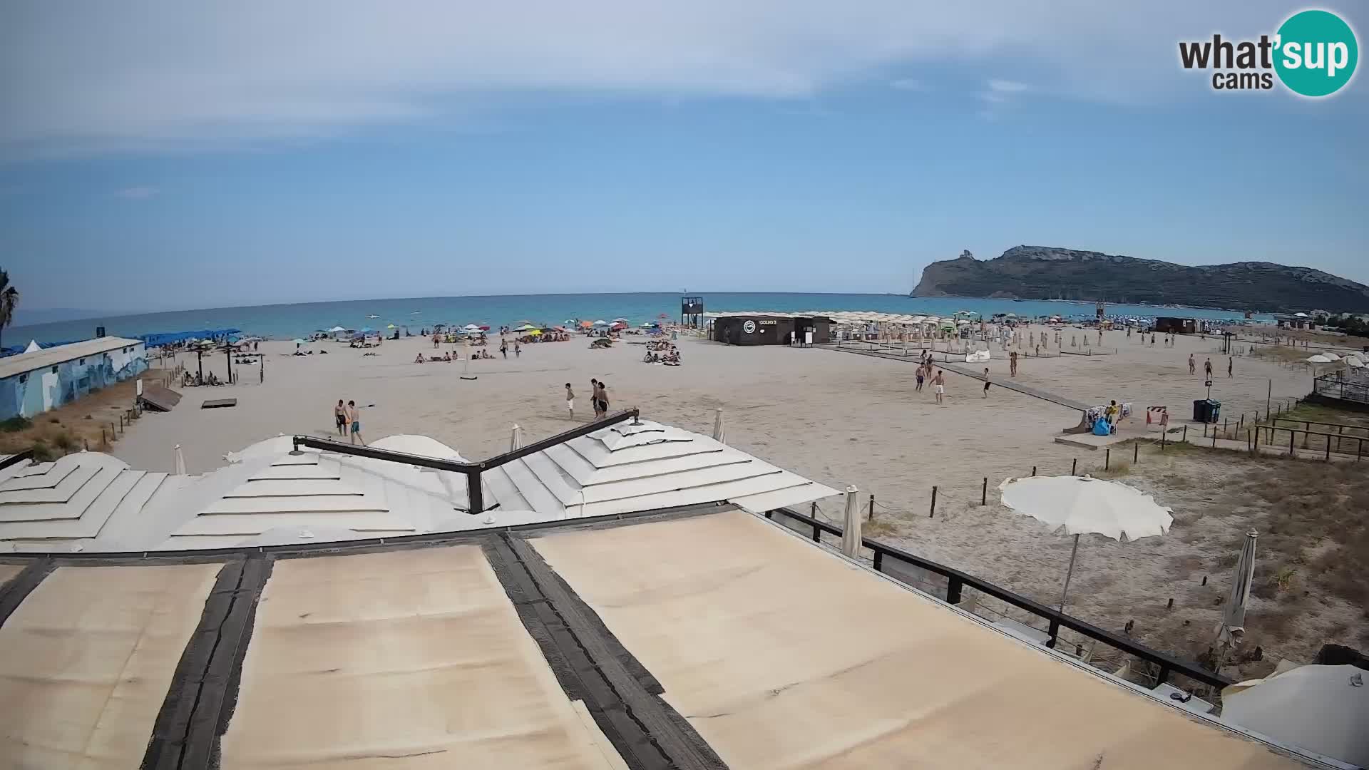 Webcam plage de Poetto | Cagliari | Sardaigne