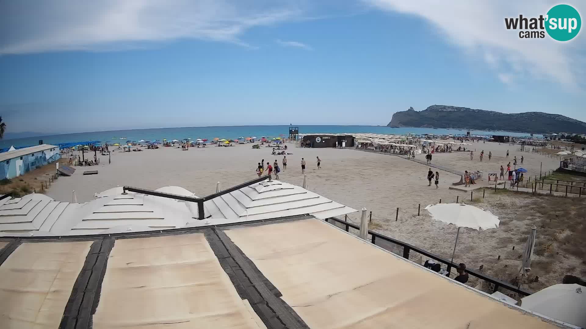 Poetto beach webcam | Cagliari | Sardinija