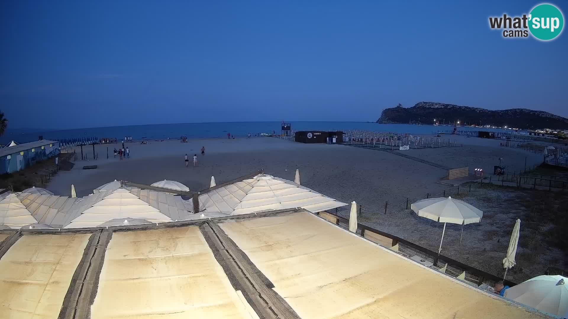 Poetto beach webcam | Cagliari | Sardinija