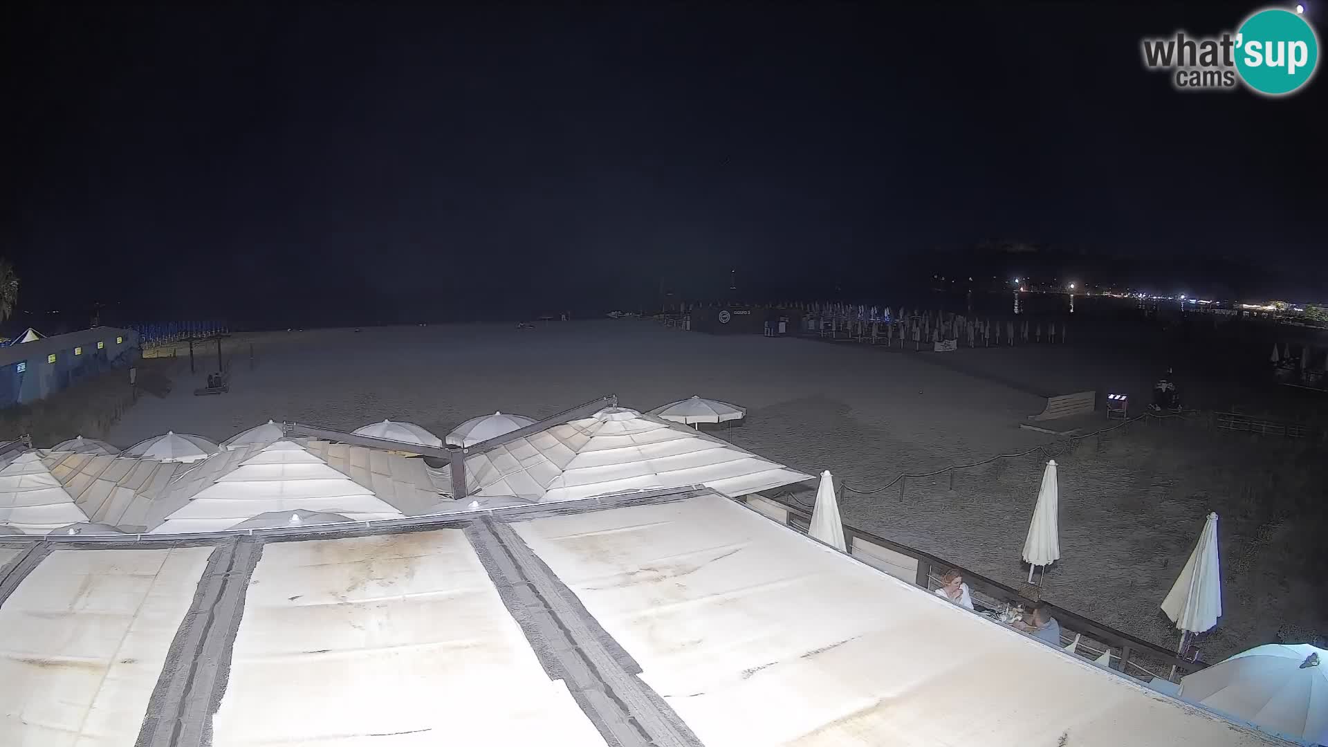 Poetto beach webcam | Cagliari | Sardinija