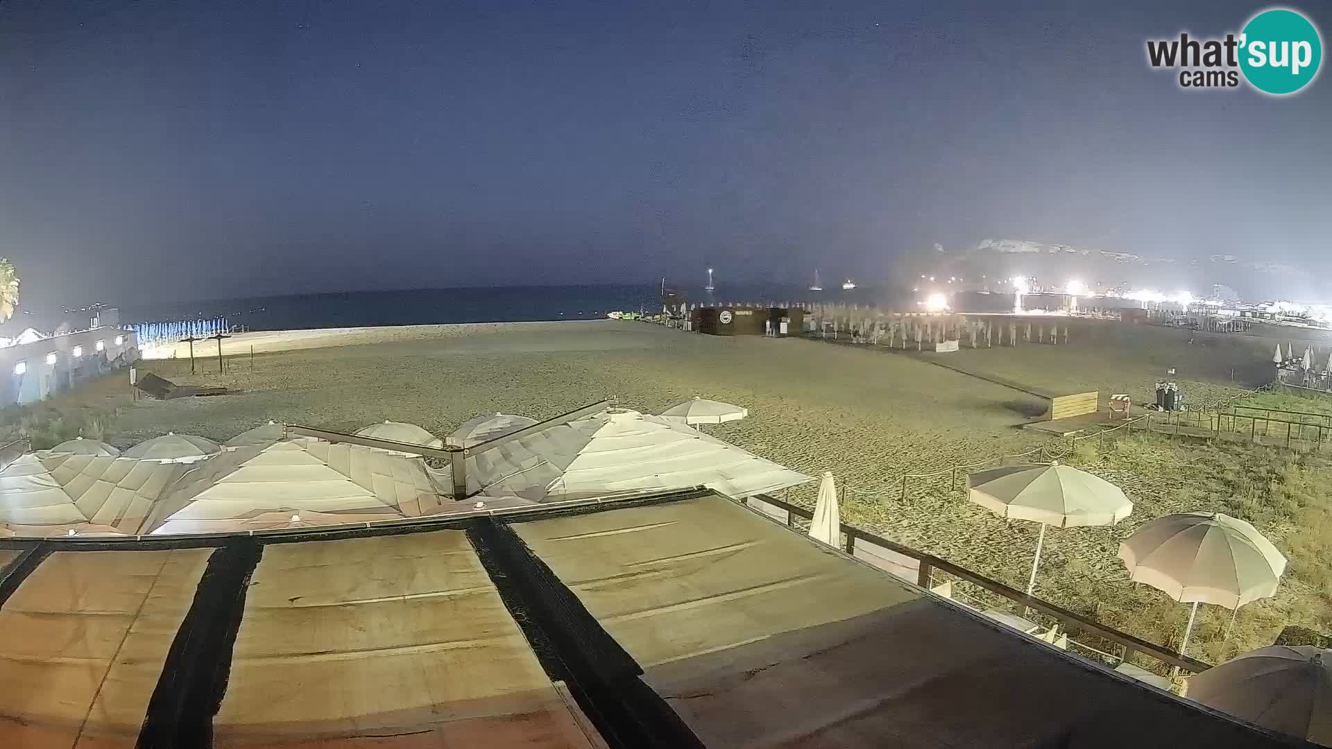 Webcam spiaggia del Poetto | Cagliari | Sardegna