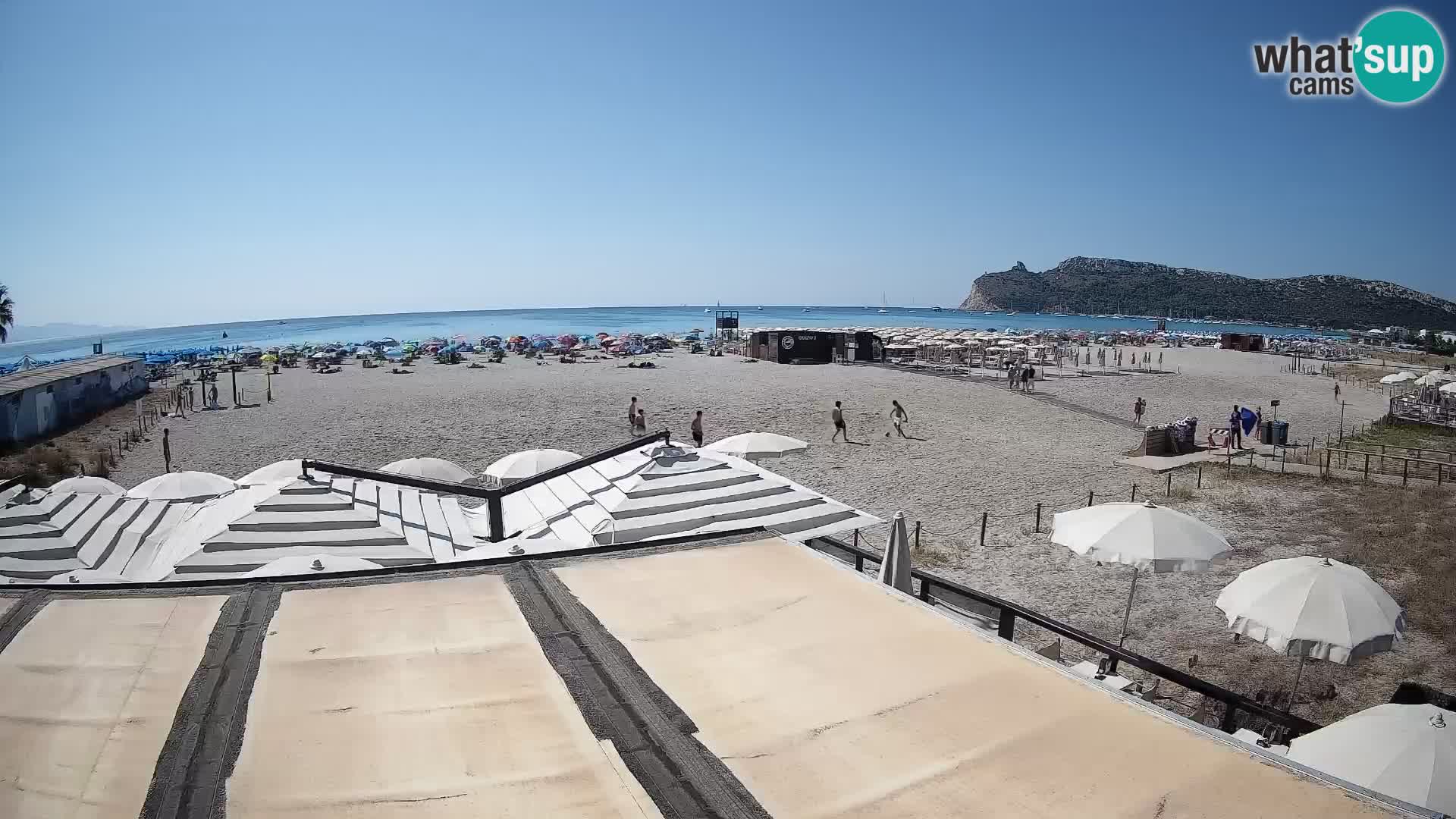Poetto beach webcam | Cagliari | Sardinija
