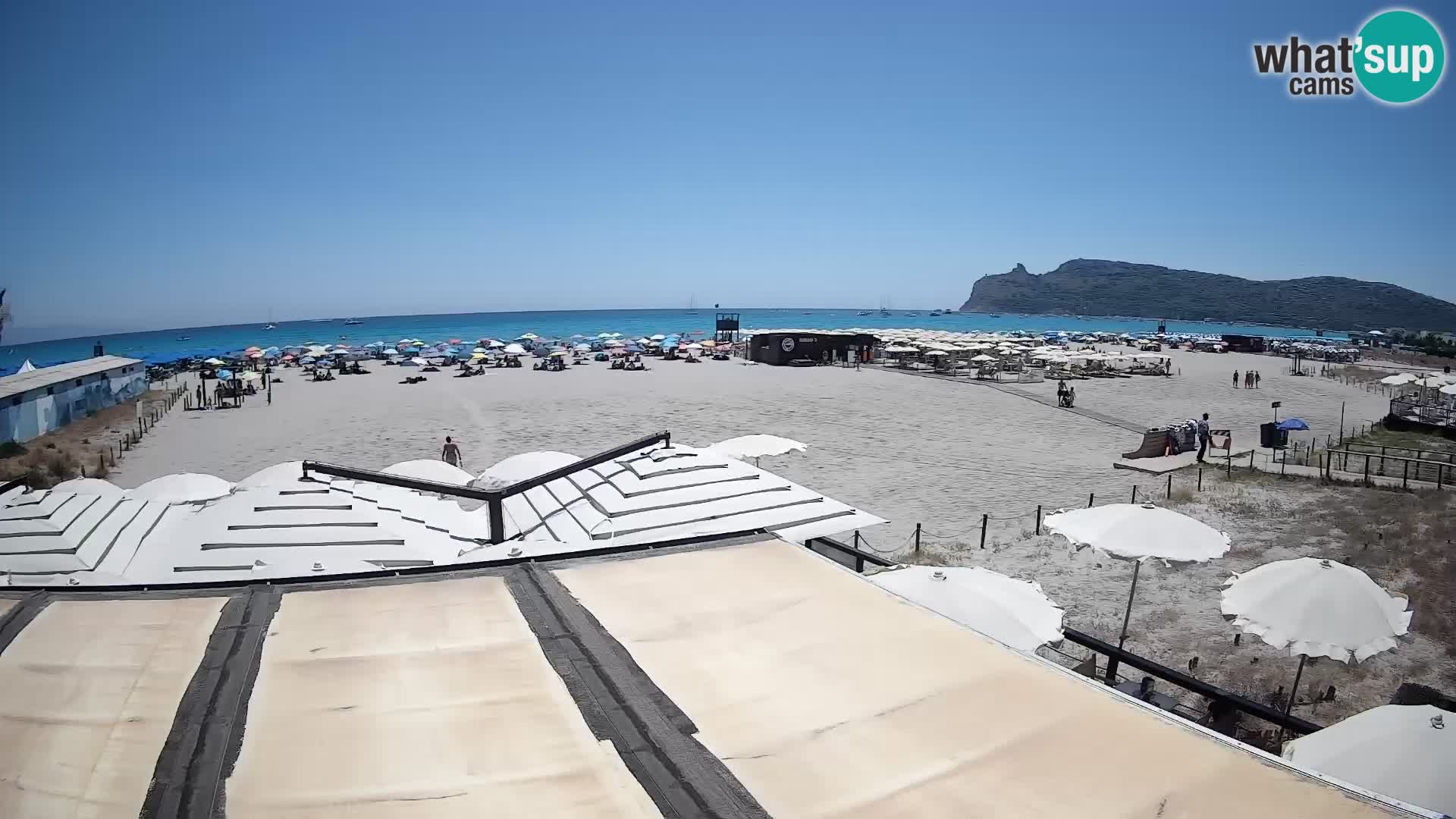 Poetto beach webcam | Cagliari | Sardinija