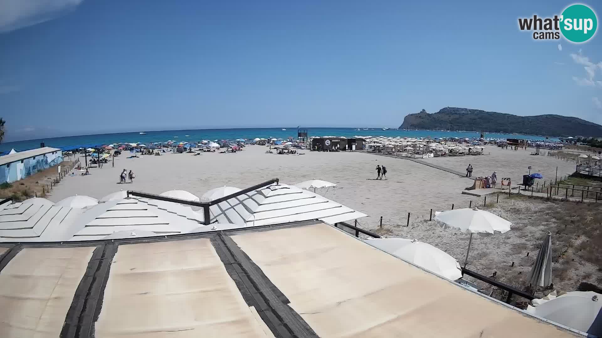 Poetto beach webcam | Cagliari | Sardinija