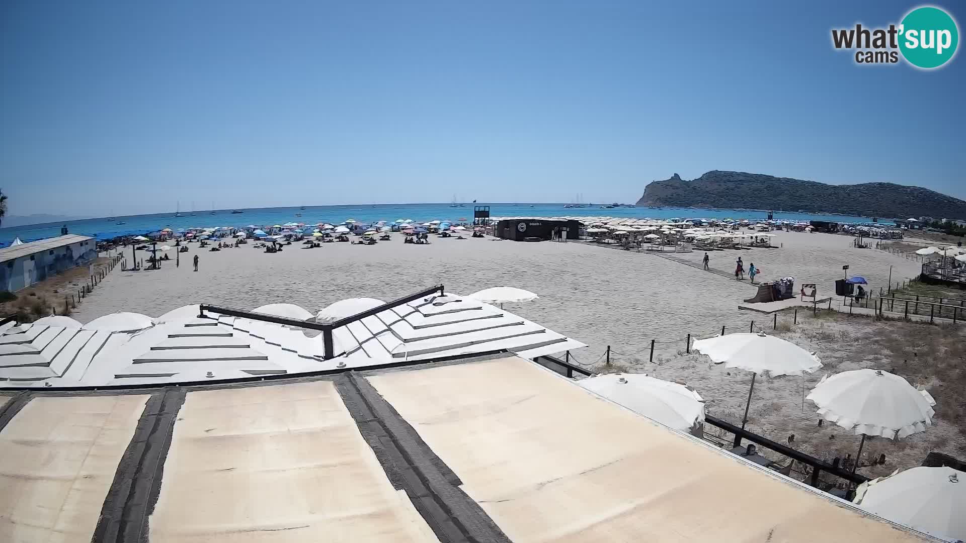 Poetto beach webcam | Cagliari | Sardinija