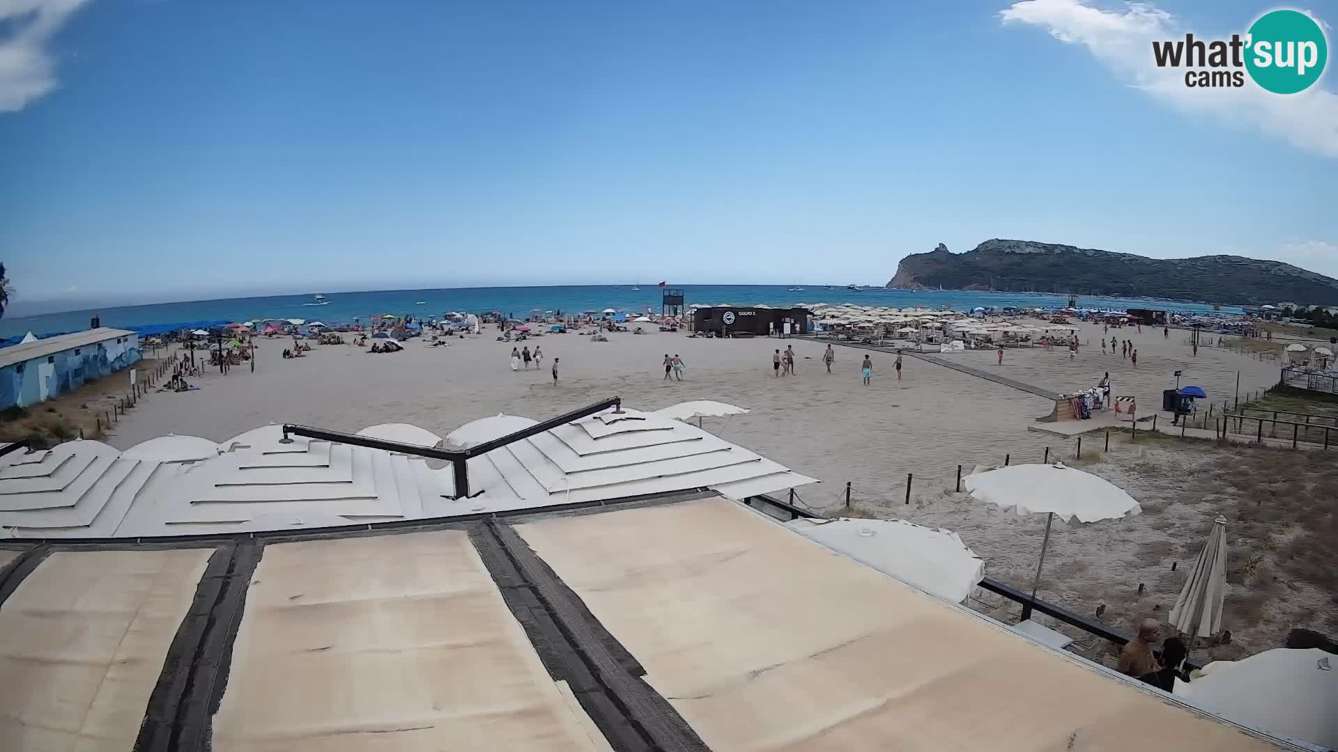 Poetto beach webcam | Cagliari | Sardinija