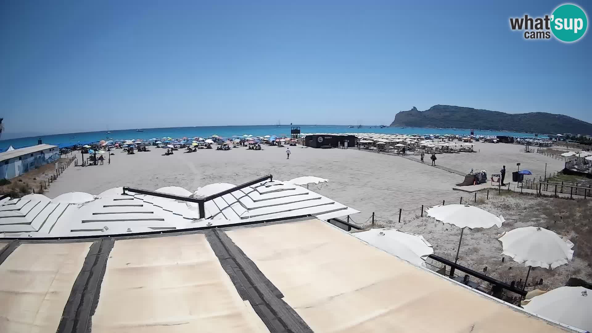 Poetto beach webcam | Cagliari | Sardinija