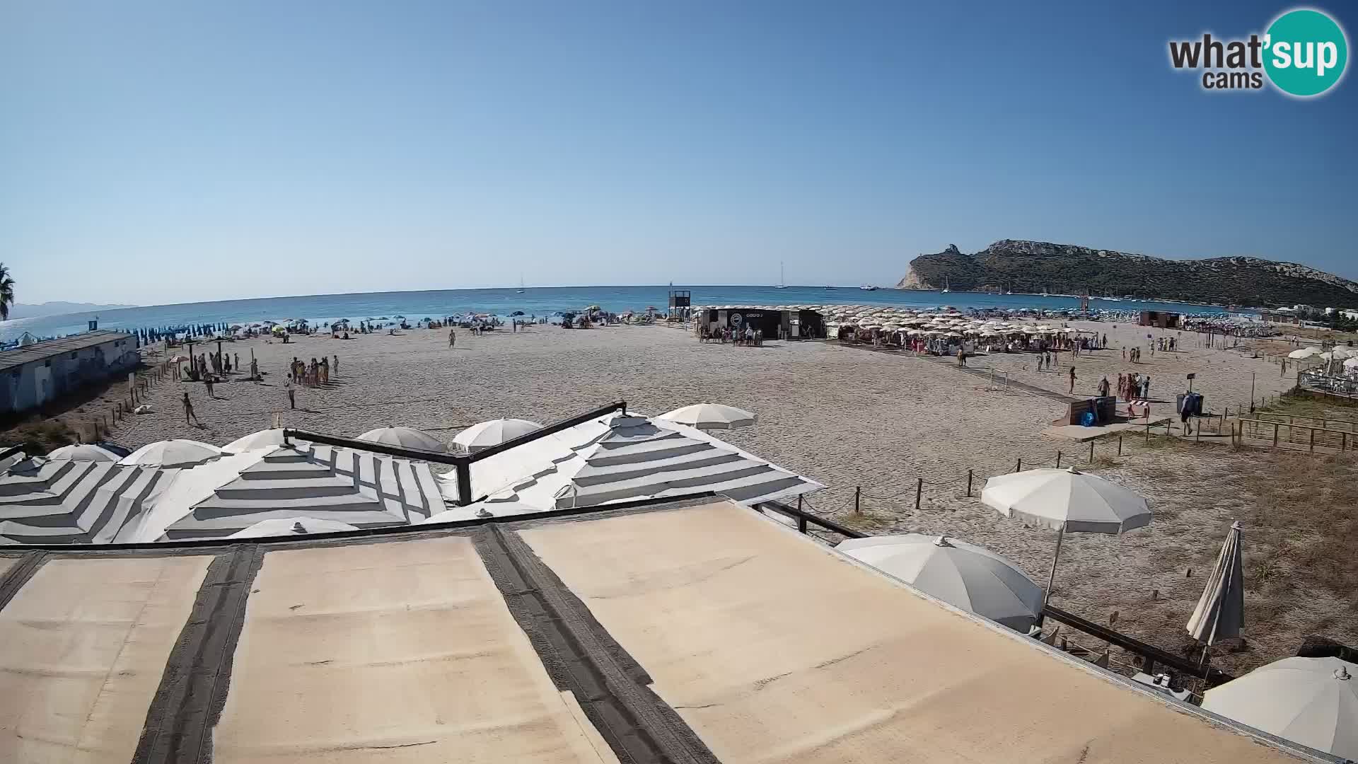 Poetto beach webcam | Cagliari | Sardinija