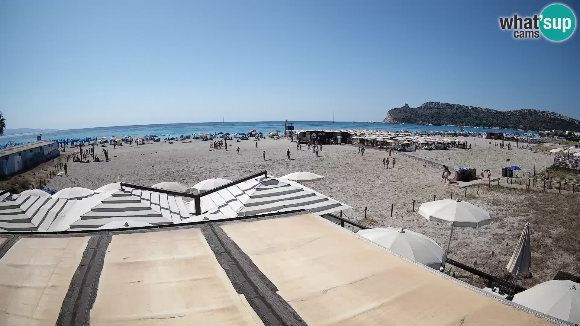 Poetto beach webcam | Cagliari | Sardinija