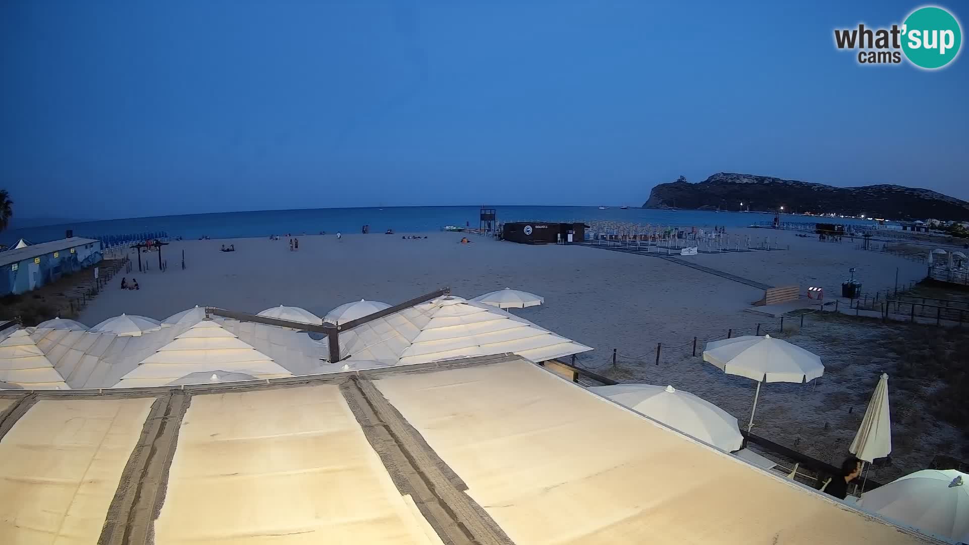 Poetto beach webcam | Cagliari | Sardinija