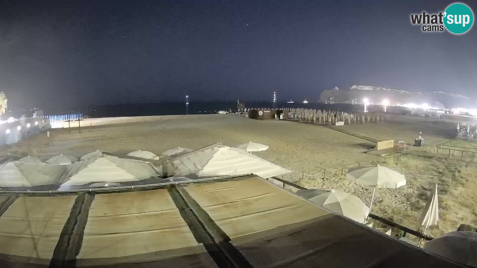 Poetto beach webcam | Cagliari | Sardinia