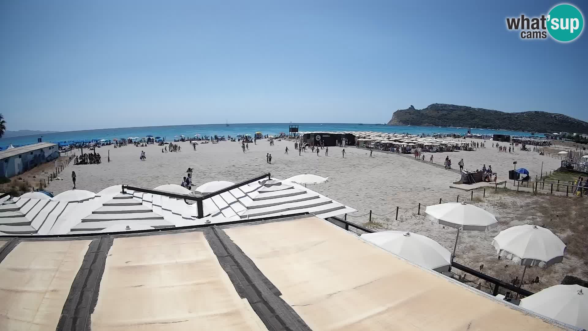 Poetto beach webcam | Cagliari | Sardinia