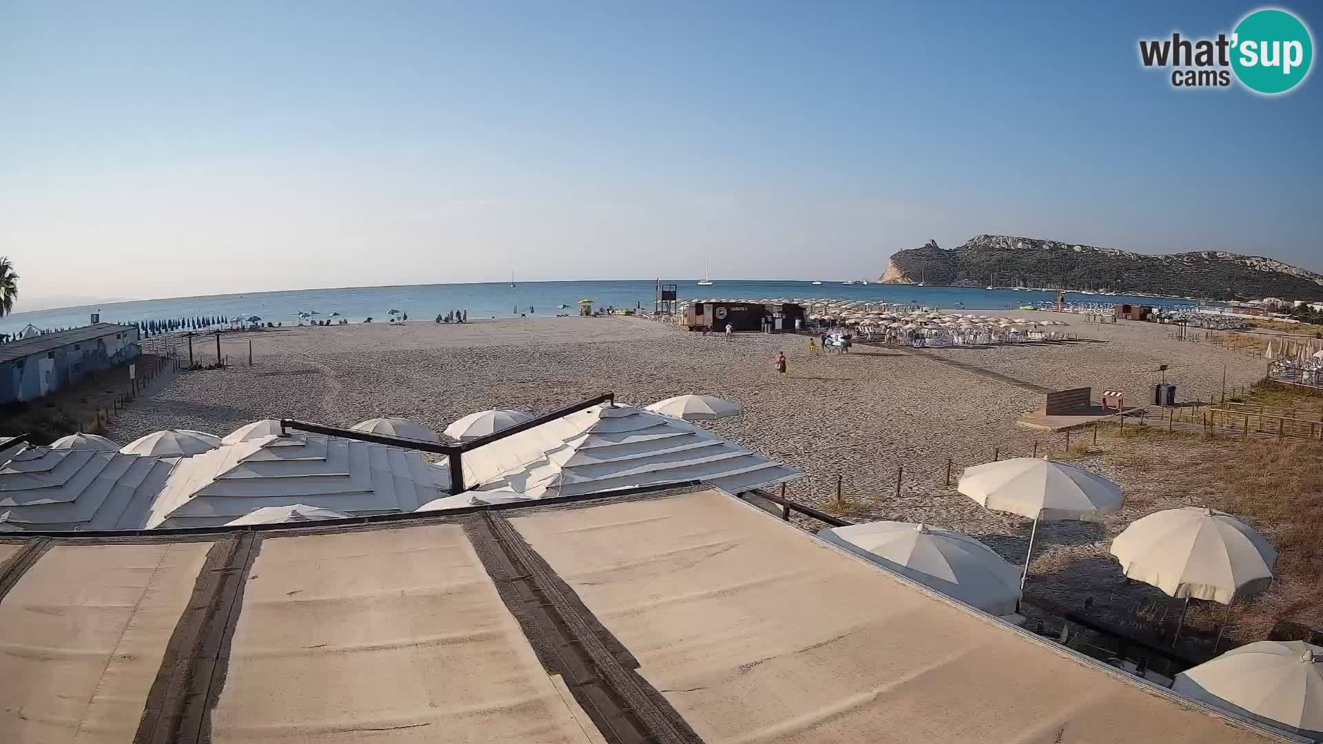 Poetto beach webcam | Cagliari | Sardinia