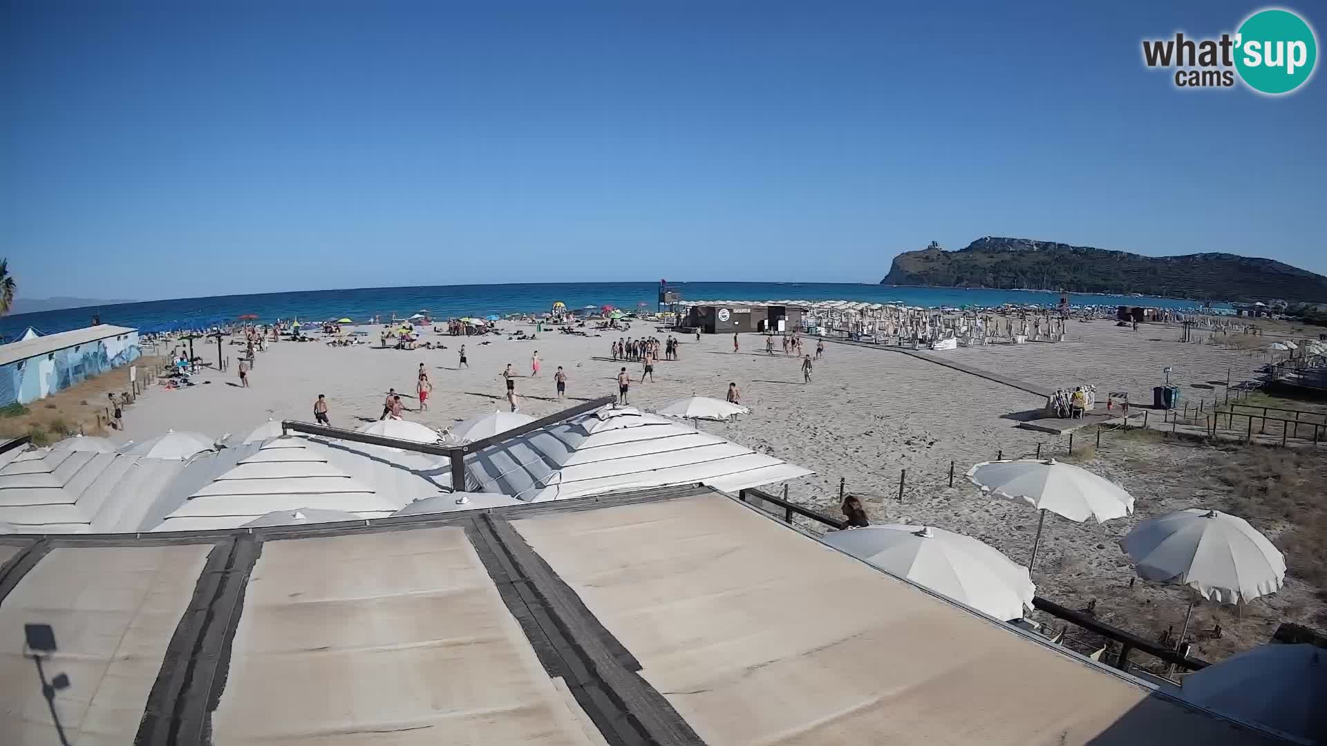 Poetto beach webcam | Cagliari | Sardinia