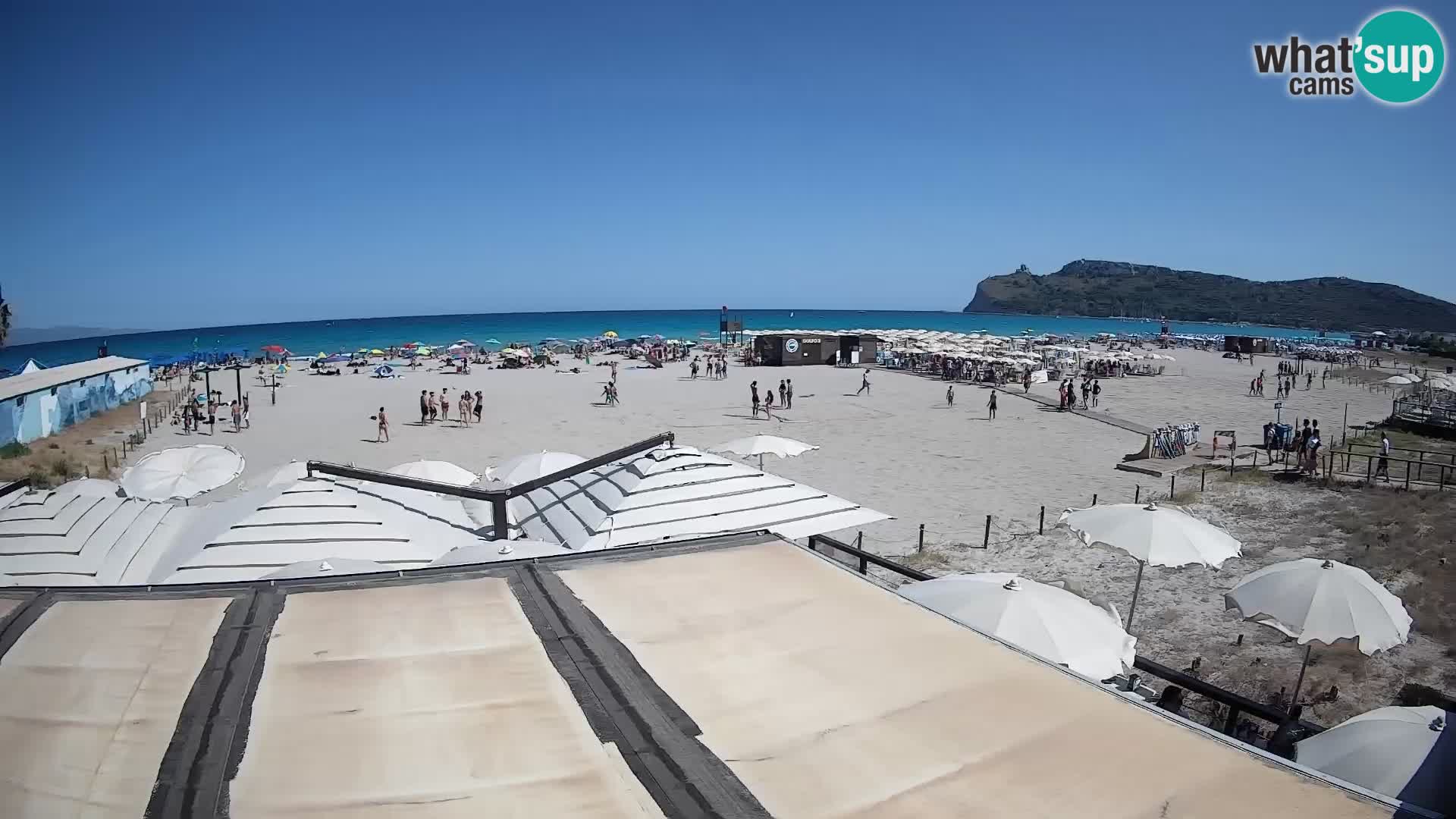 Poetto beach webcam | Cagliari | Sardinia