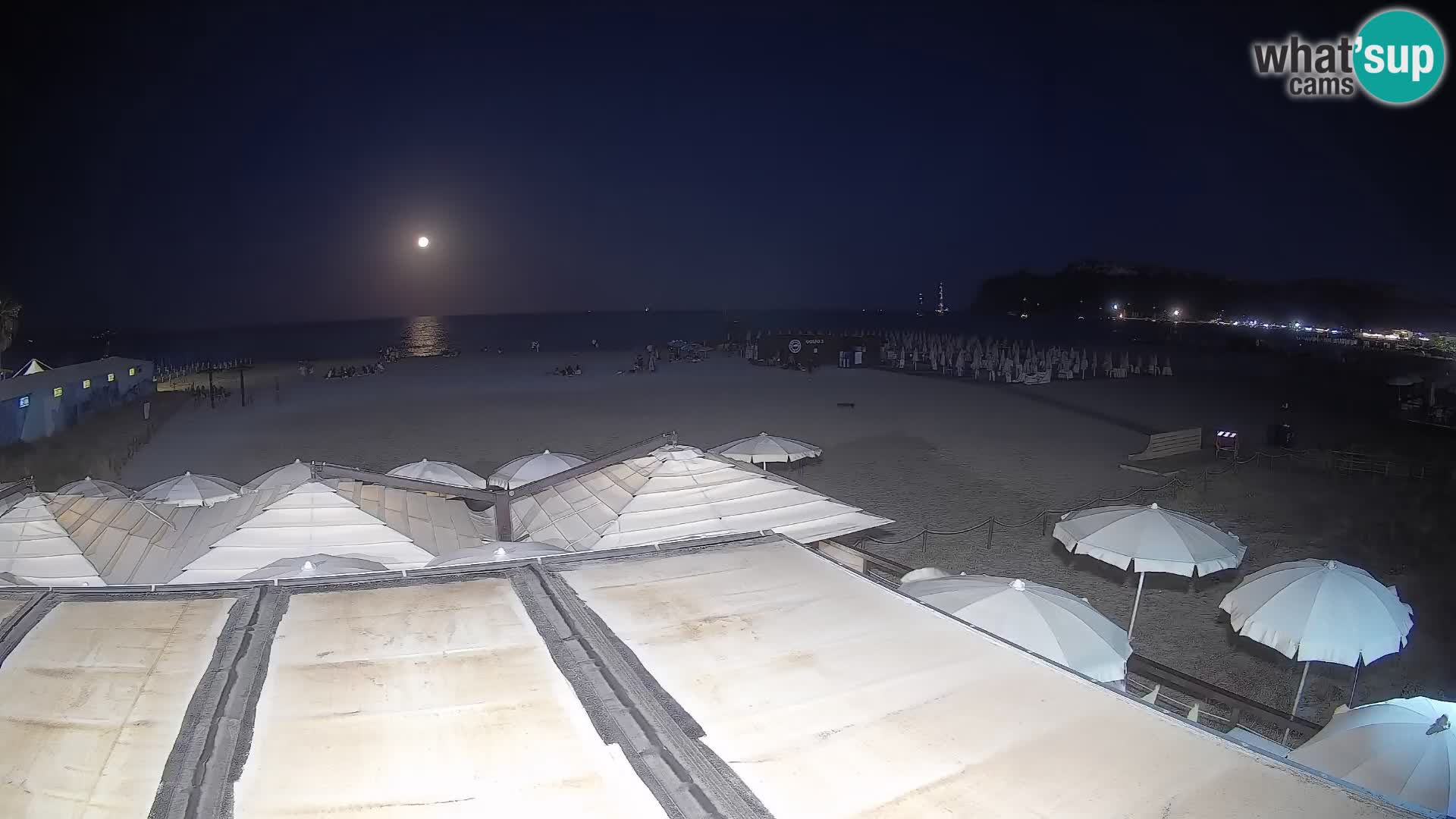 Poetto beach webcam | Cagliari | Sardinia