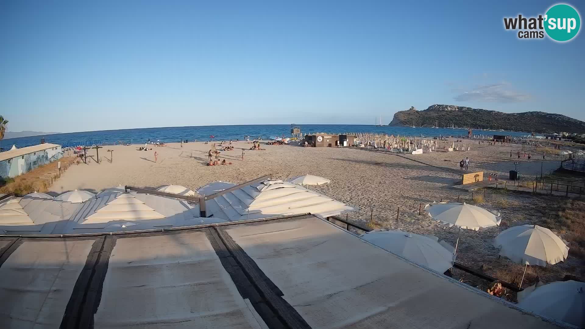 Webcam plage de Poetto | Cagliari | Sardaigne