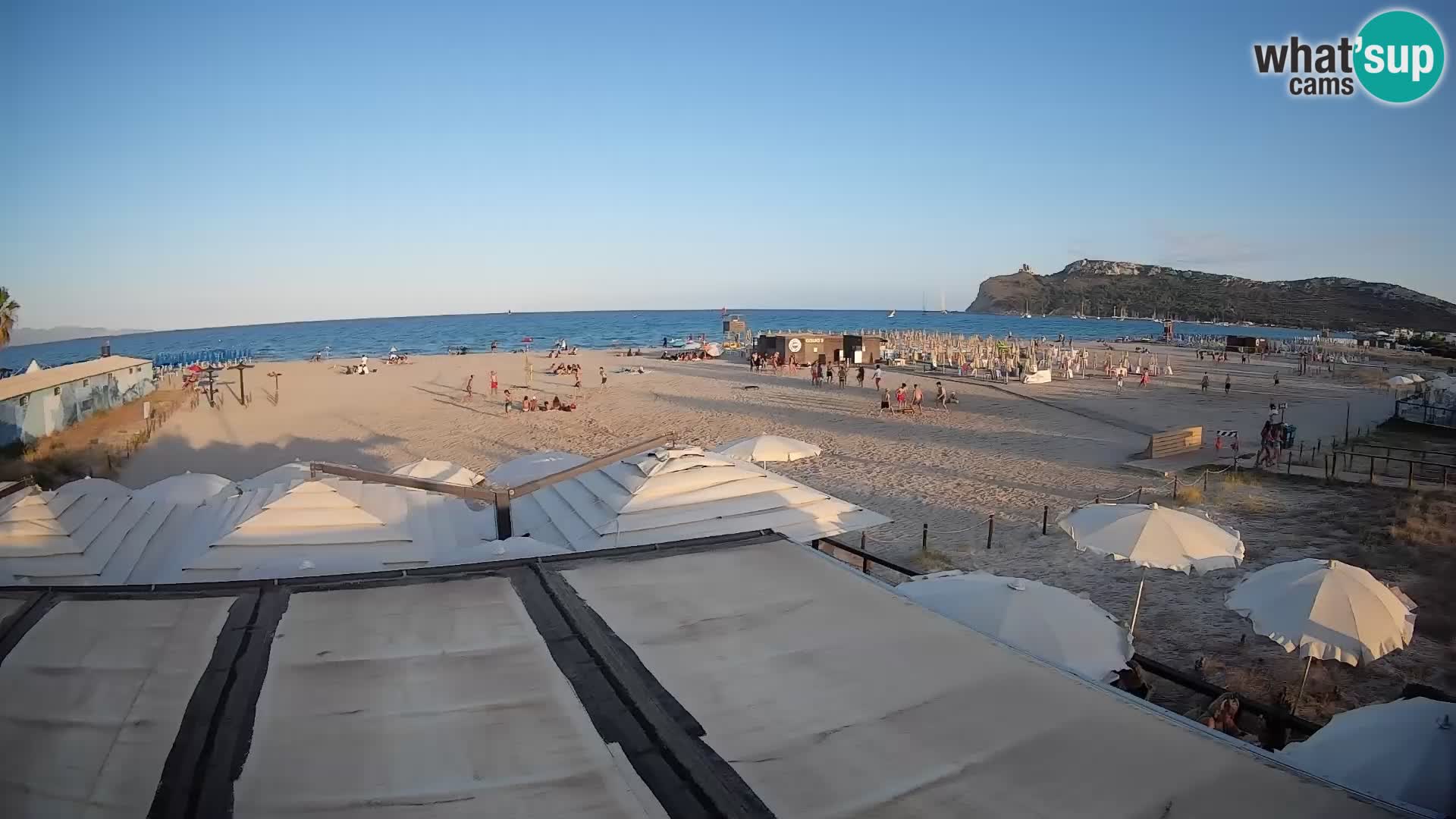 Webcam plage de Poetto | Cagliari | Sardaigne