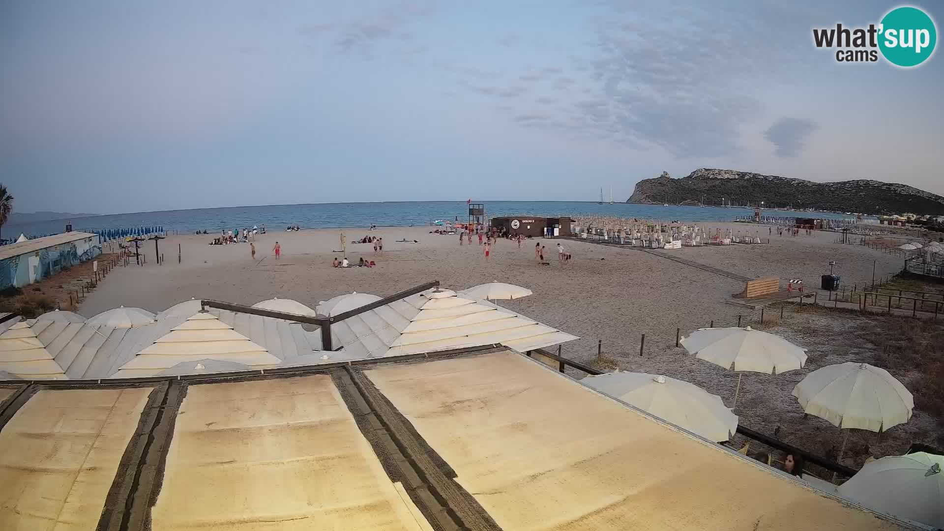 Poetto beach webcam | Cagliari | Sardinija