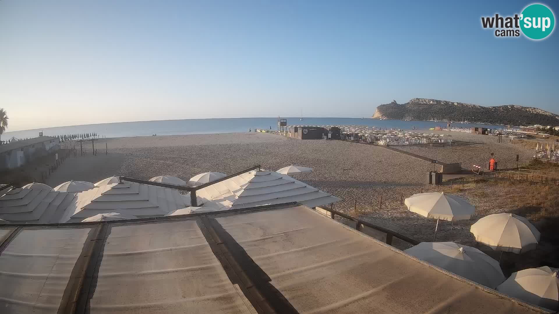 Poetto beach webcam | Cagliari | Sardinija