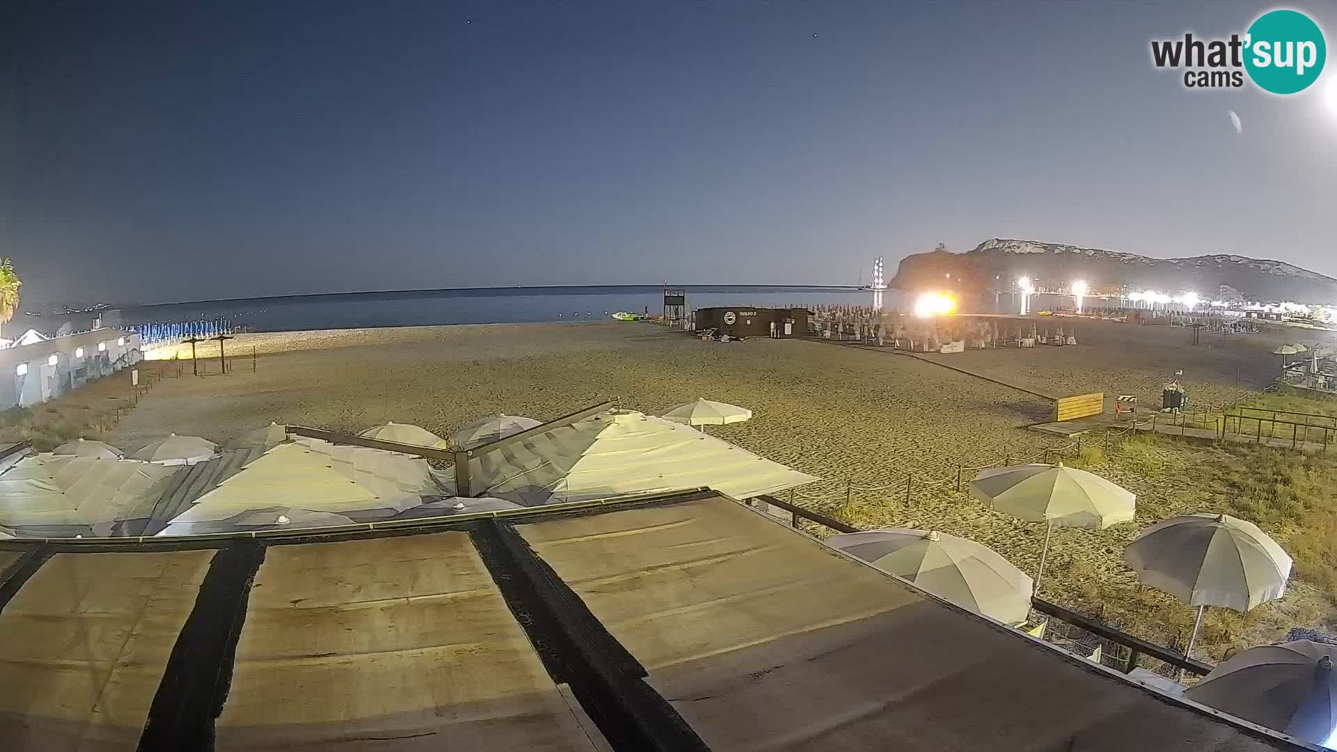 Poetto beach webcam | Cagliari | Sardinia