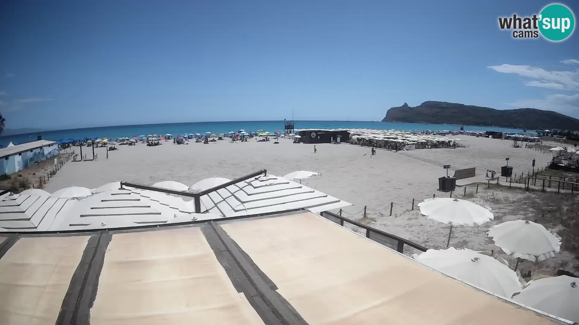 Poetto beach webcam | Cagliari | Sardinija