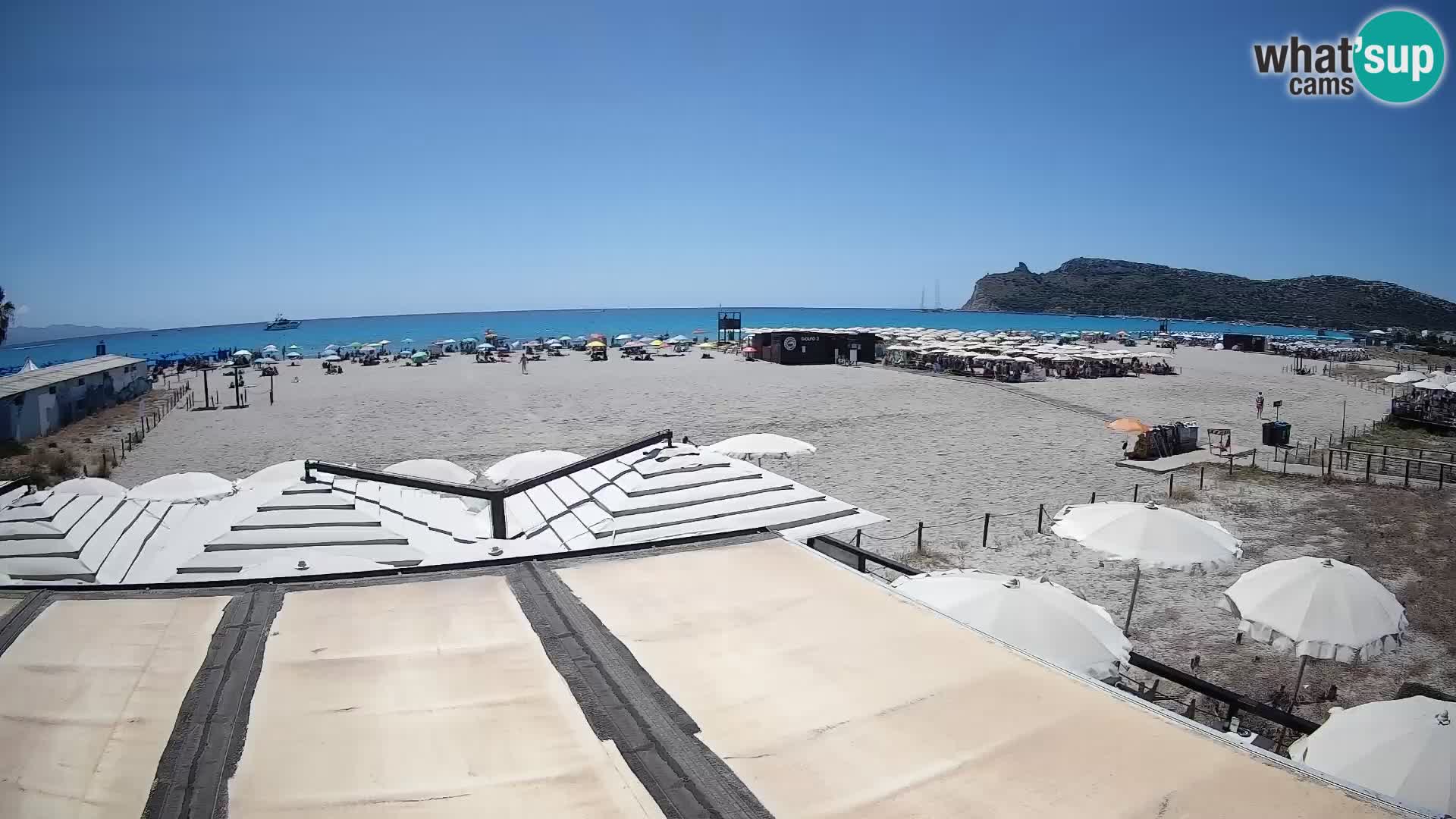 Poetto beach webcam | Cagliari | Sardinia