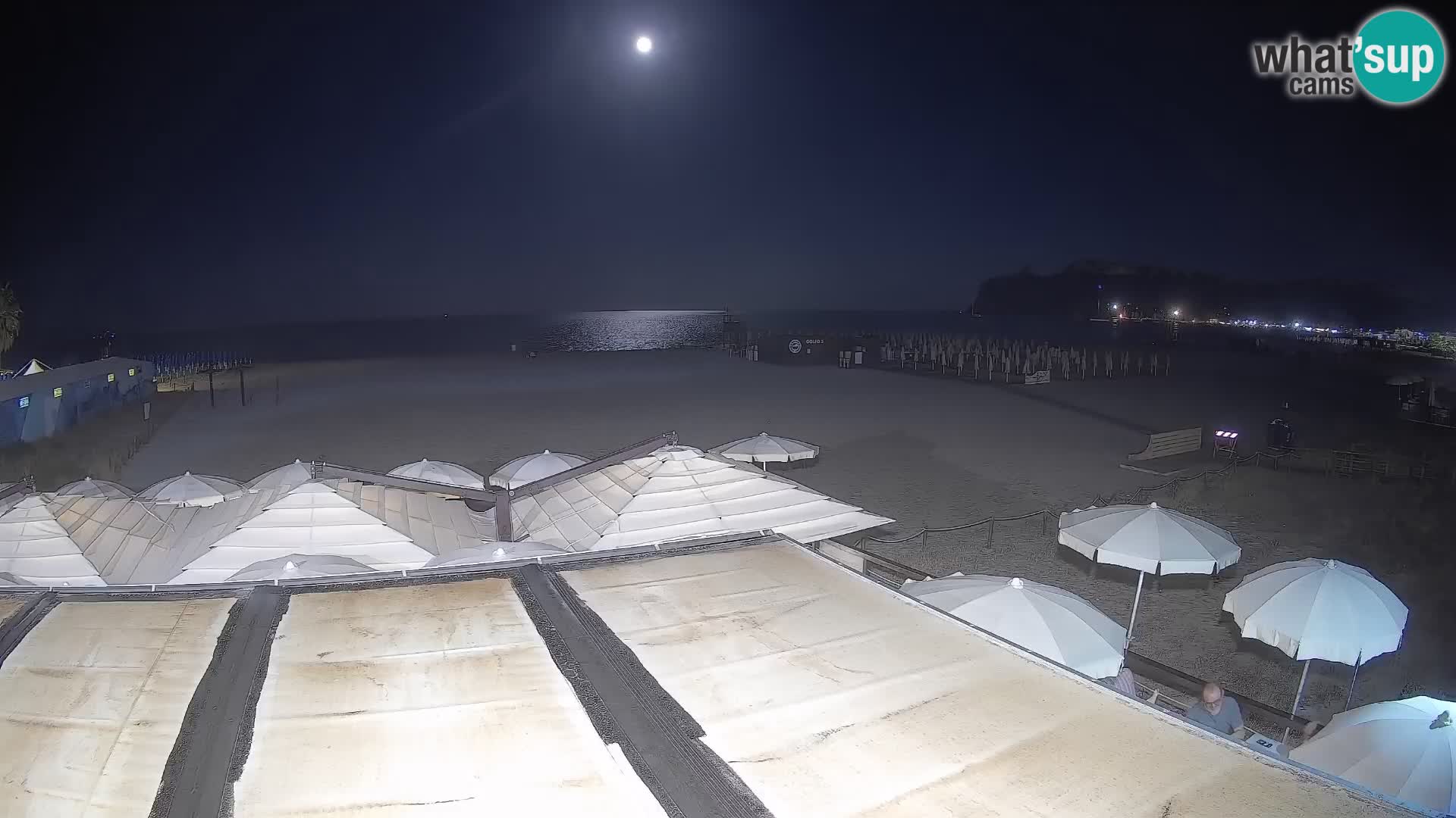 Poetto beach webcam | Cagliari | Sardinia