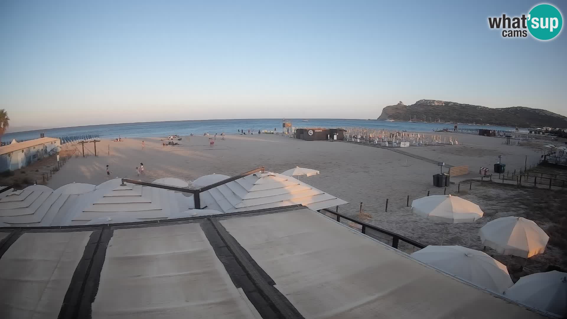 Poetto beach webcam | Cagliari | Sardinija