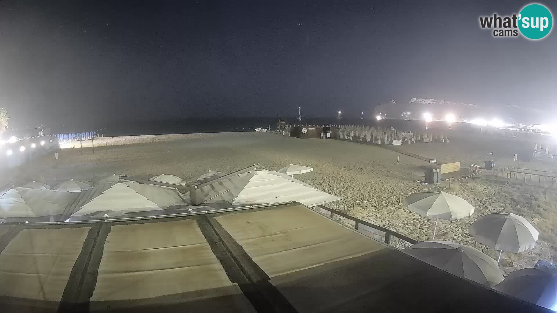Poetto beach webcam | Cagliari | Sardinija