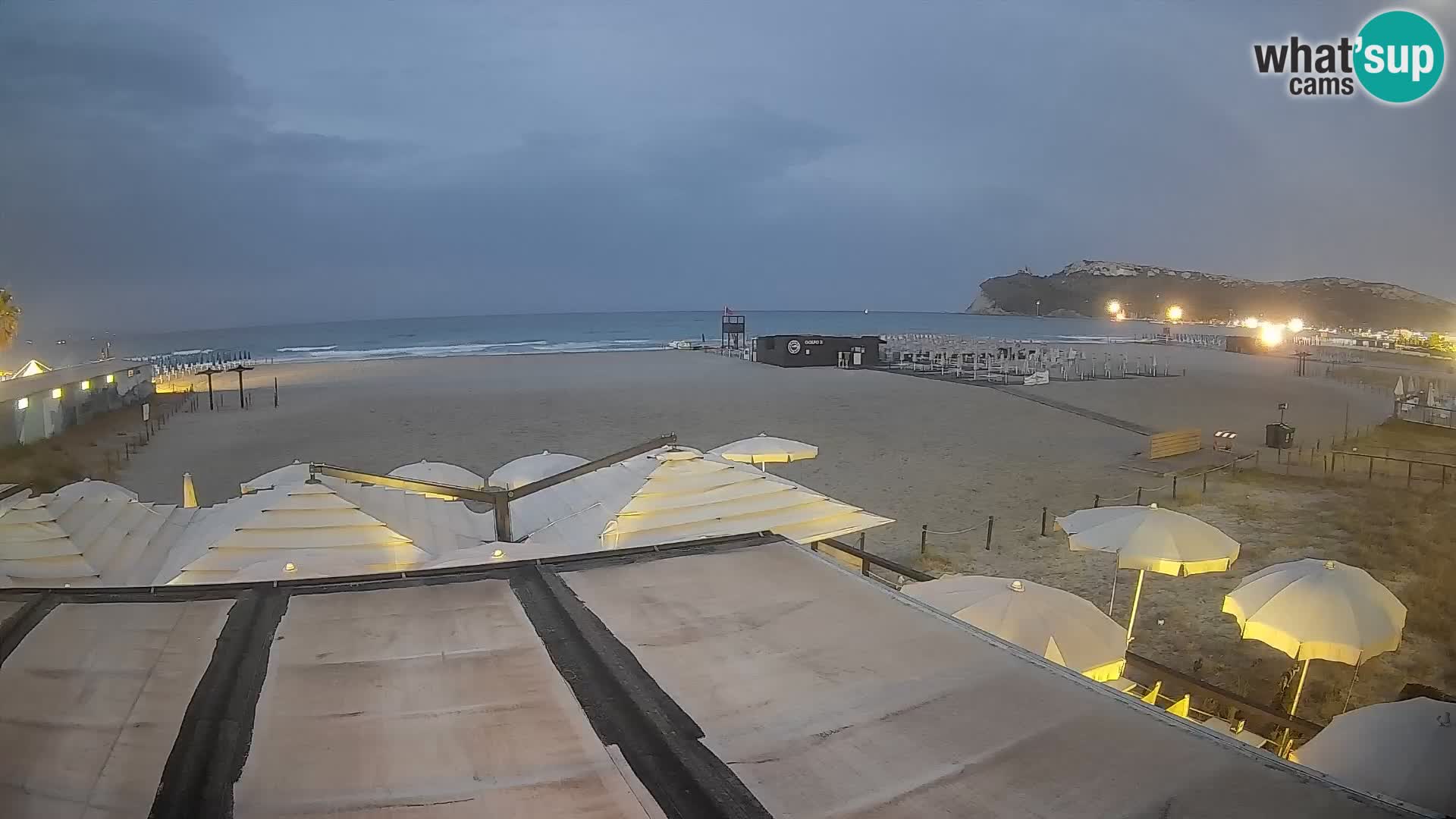 Poetto beach webcam | Cagliari | Sardinia
