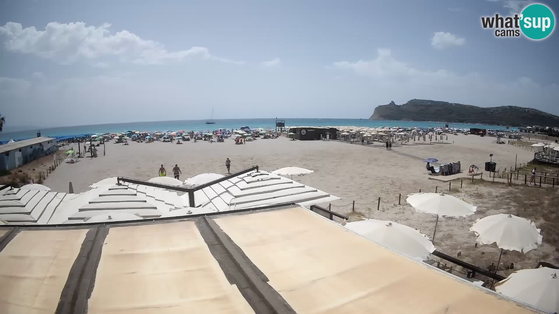 Poetto beach webcam | Cagliari | Sardinia