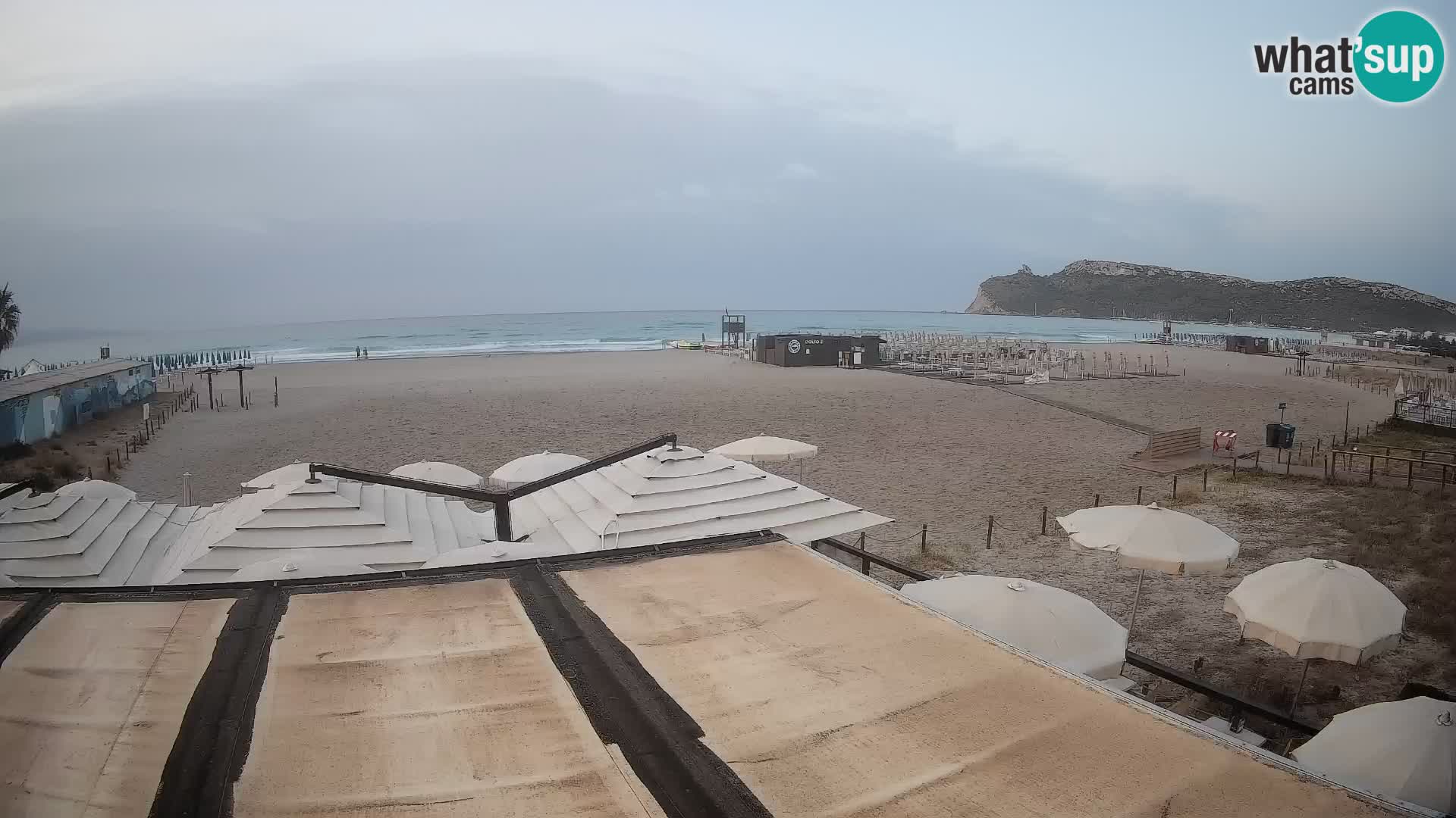 Poetto beach webcam | Cagliari | Sardinija