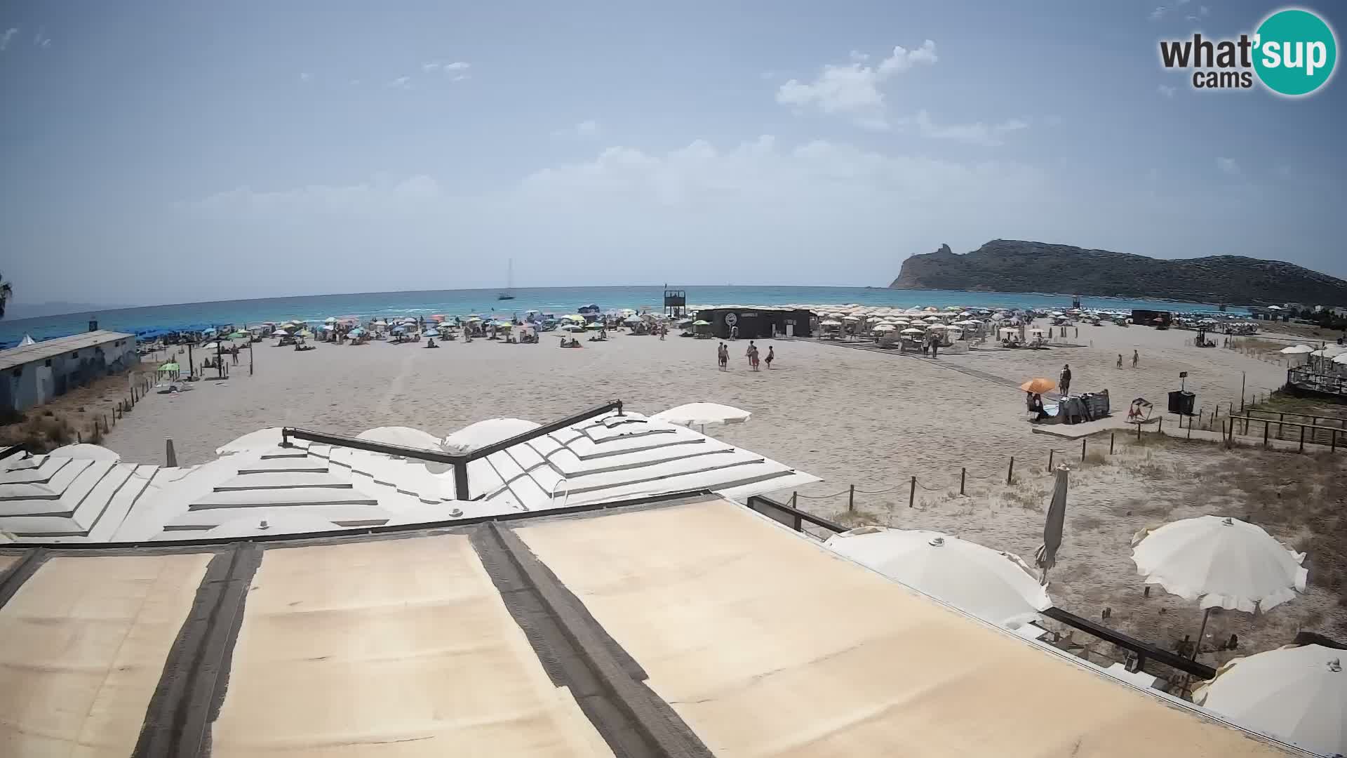 Poetto beach webcam | Cagliari | Sardinia