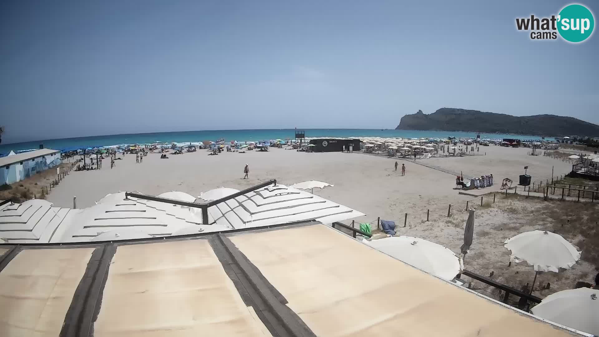 Poetto beach webcam | Cagliari | Sardinija