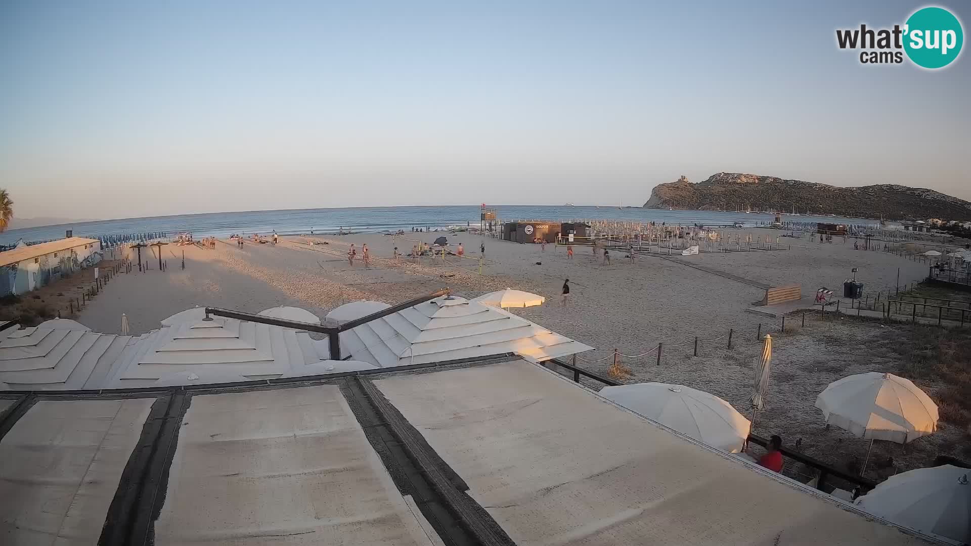 Poetto beach webcam | Cagliari | Sardinija