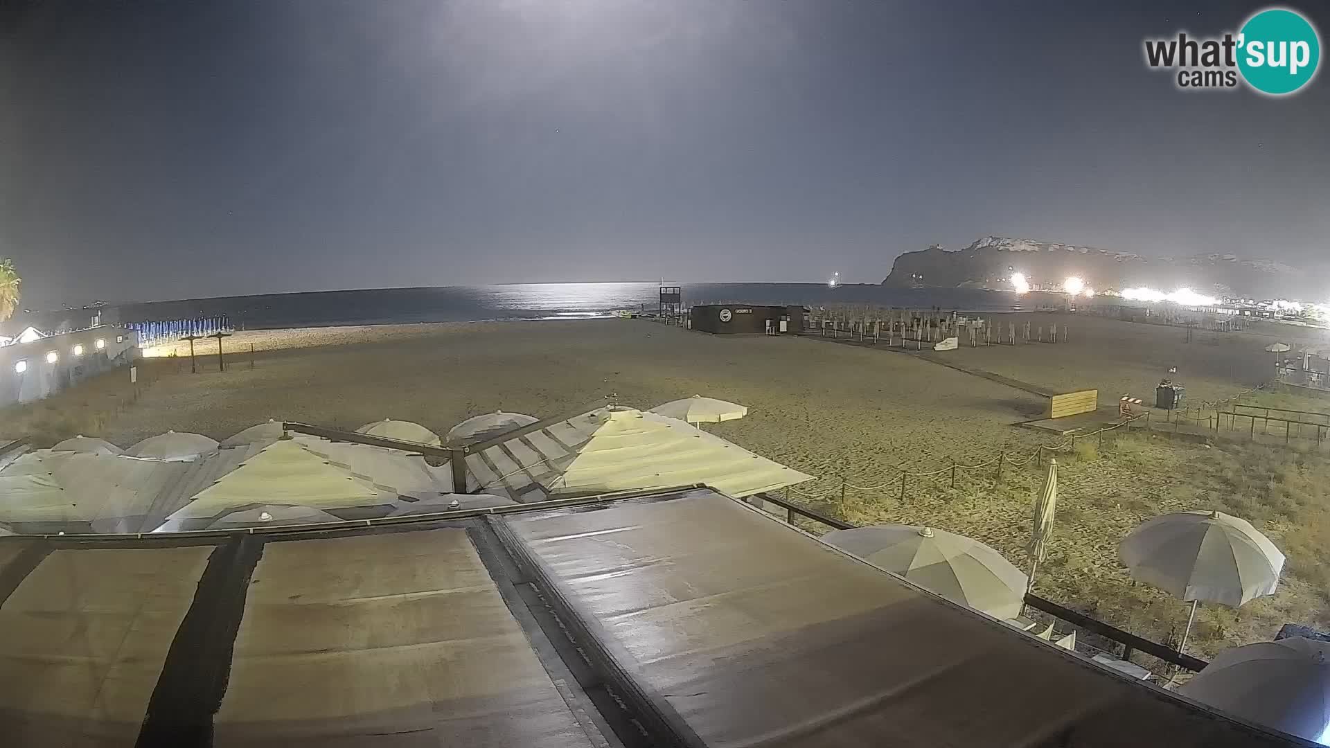 Poetto beach webcam | Cagliari | Sardinia