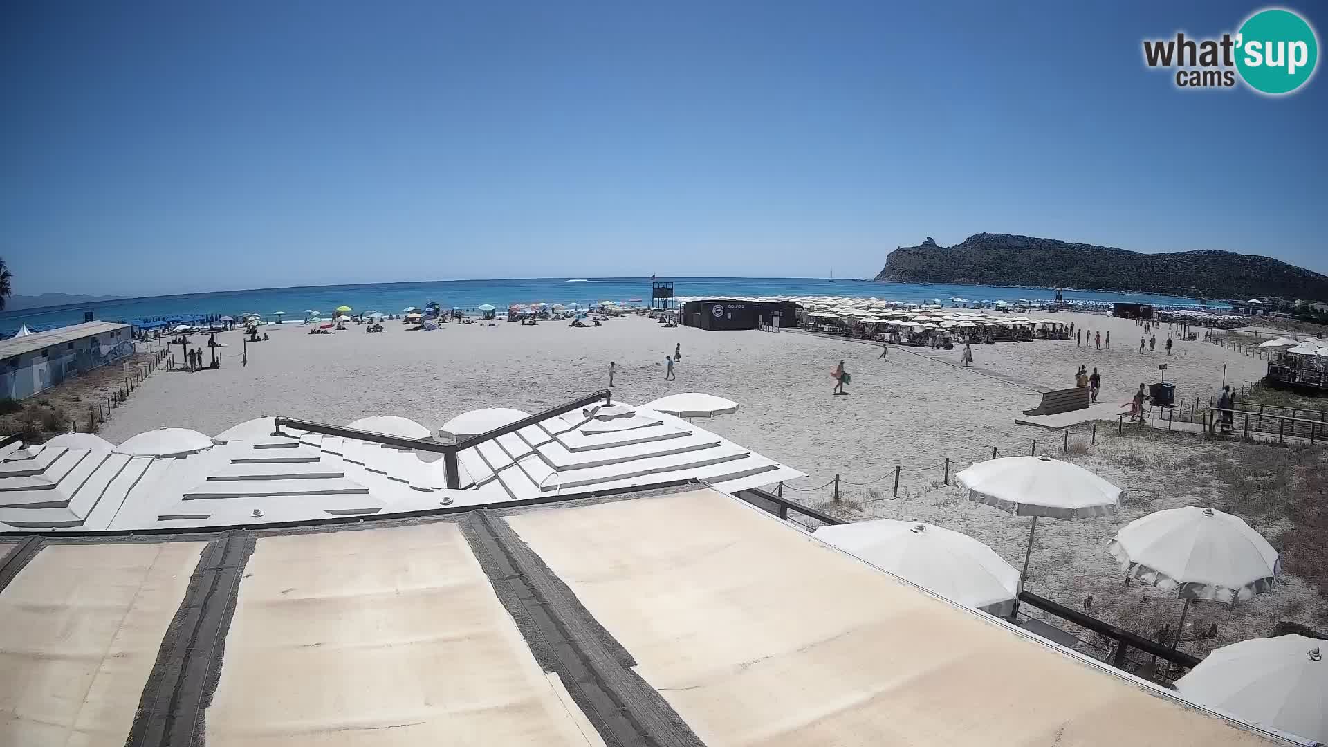 Poetto beach webcam | Cagliari | Sardinia
