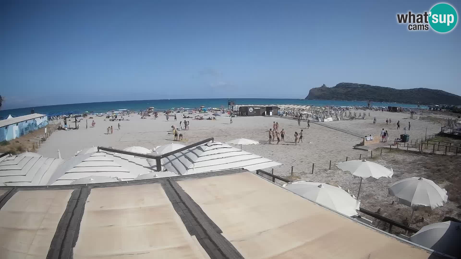 Poetto beach webcam | Cagliari | Sardinia