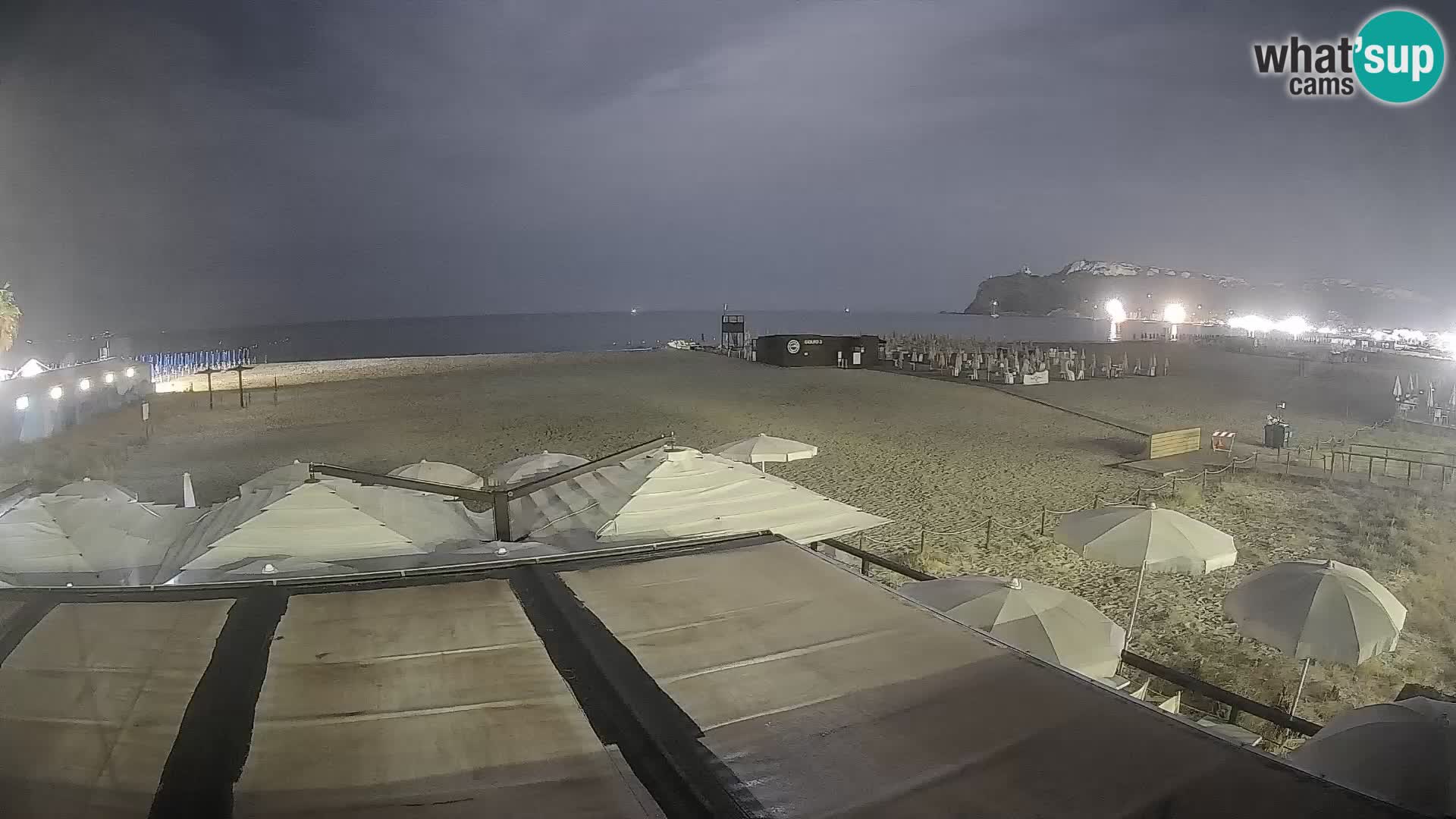 Webcam plage de Poetto | Cagliari | Sardaigne