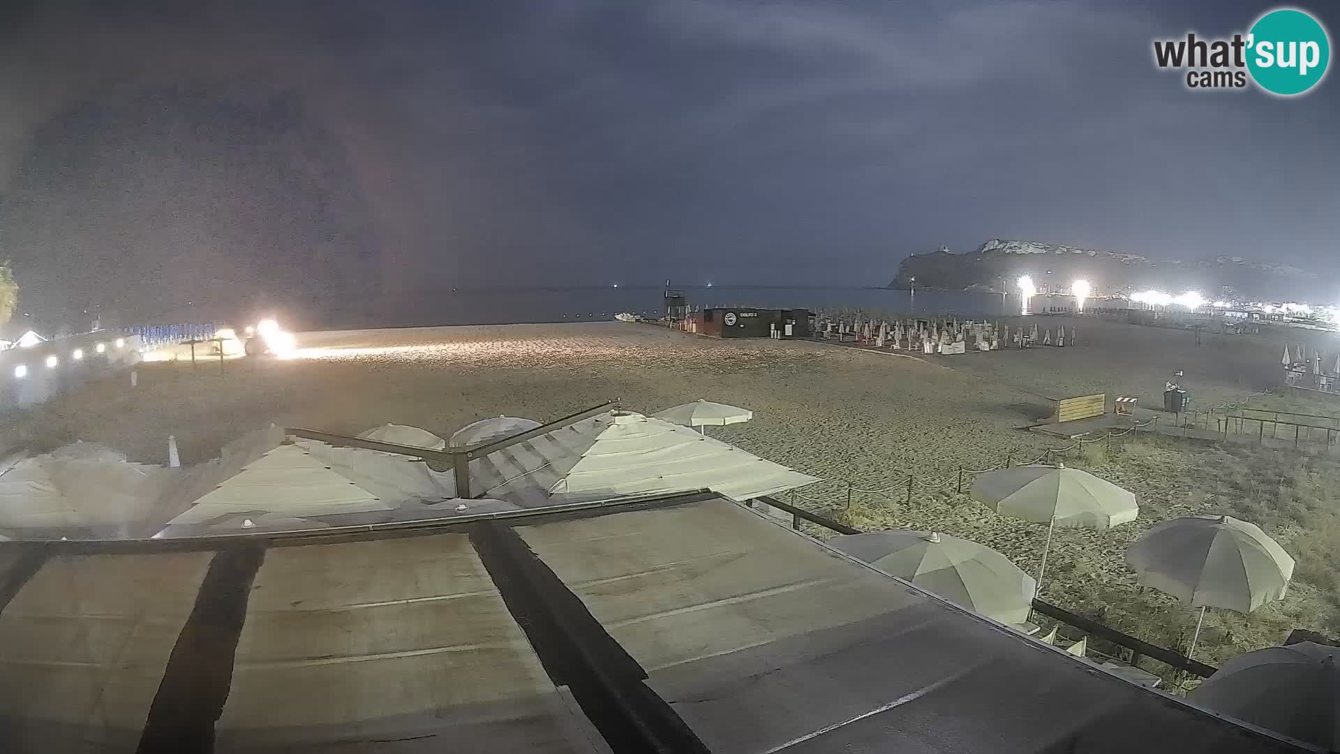 Webcam plage de Poetto | Cagliari | Sardaigne