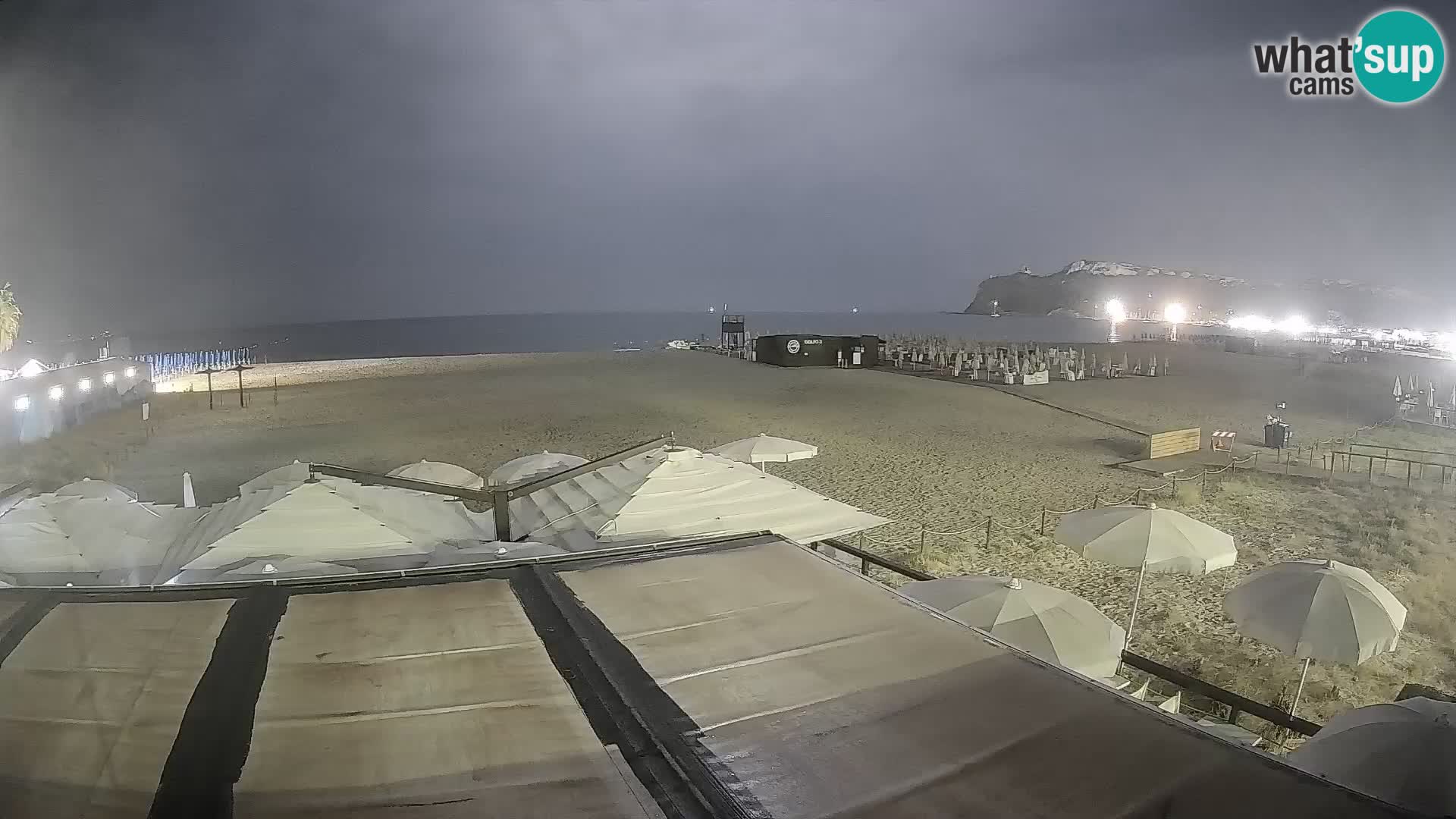 Poetto beach webcam | Cagliari | Sardinija