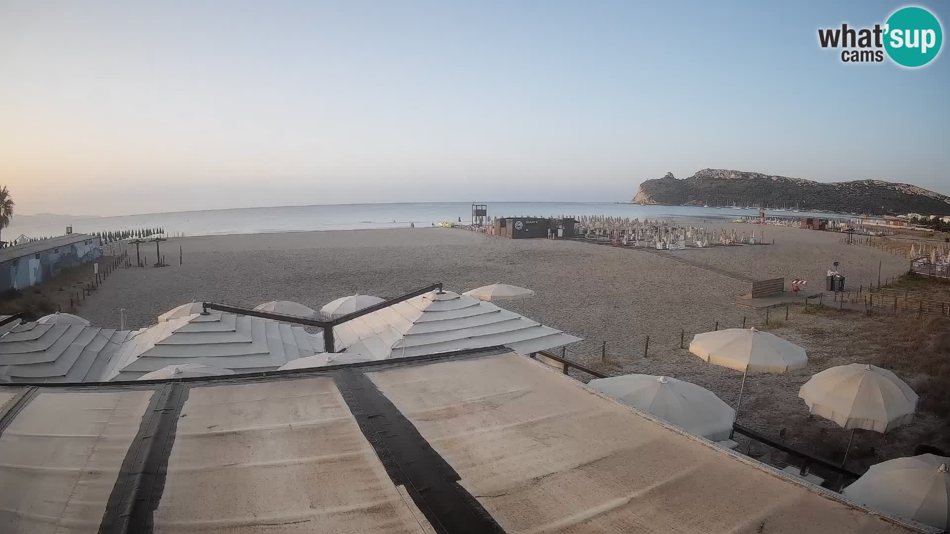 Poetto beach webcam | Cagliari | Sardinija