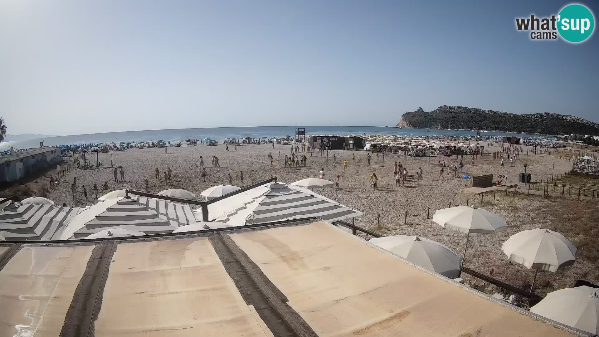 Poetto beach webcam | Cagliari | Sardinija