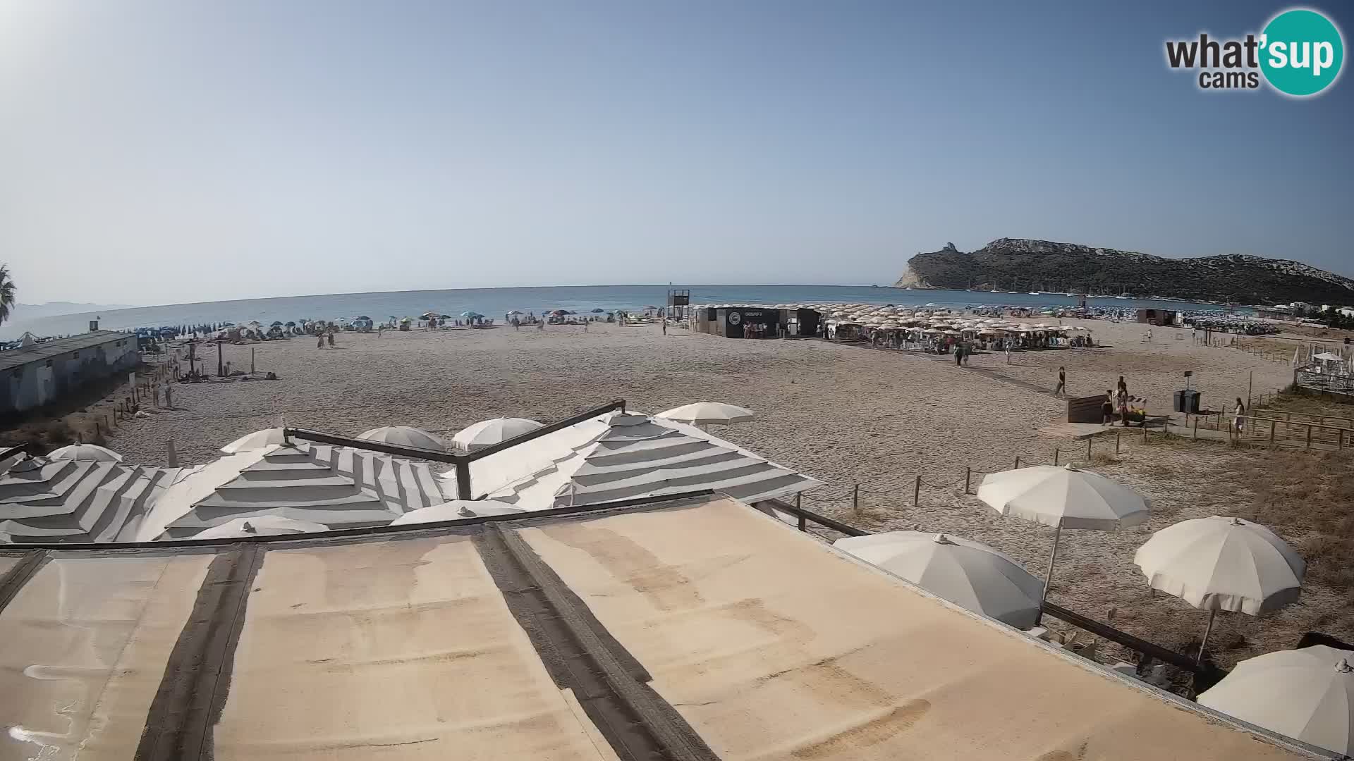 Webcam plage de Poetto | Cagliari | Sardaigne