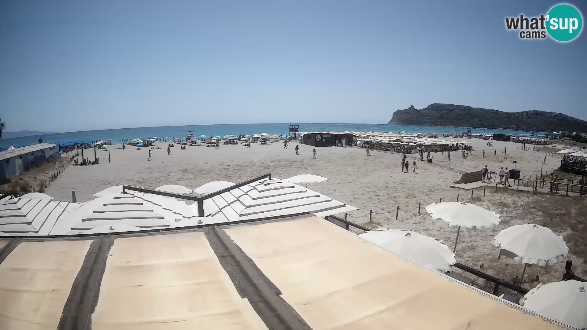 Poetto beach webcam | Cagliari | Sardinia