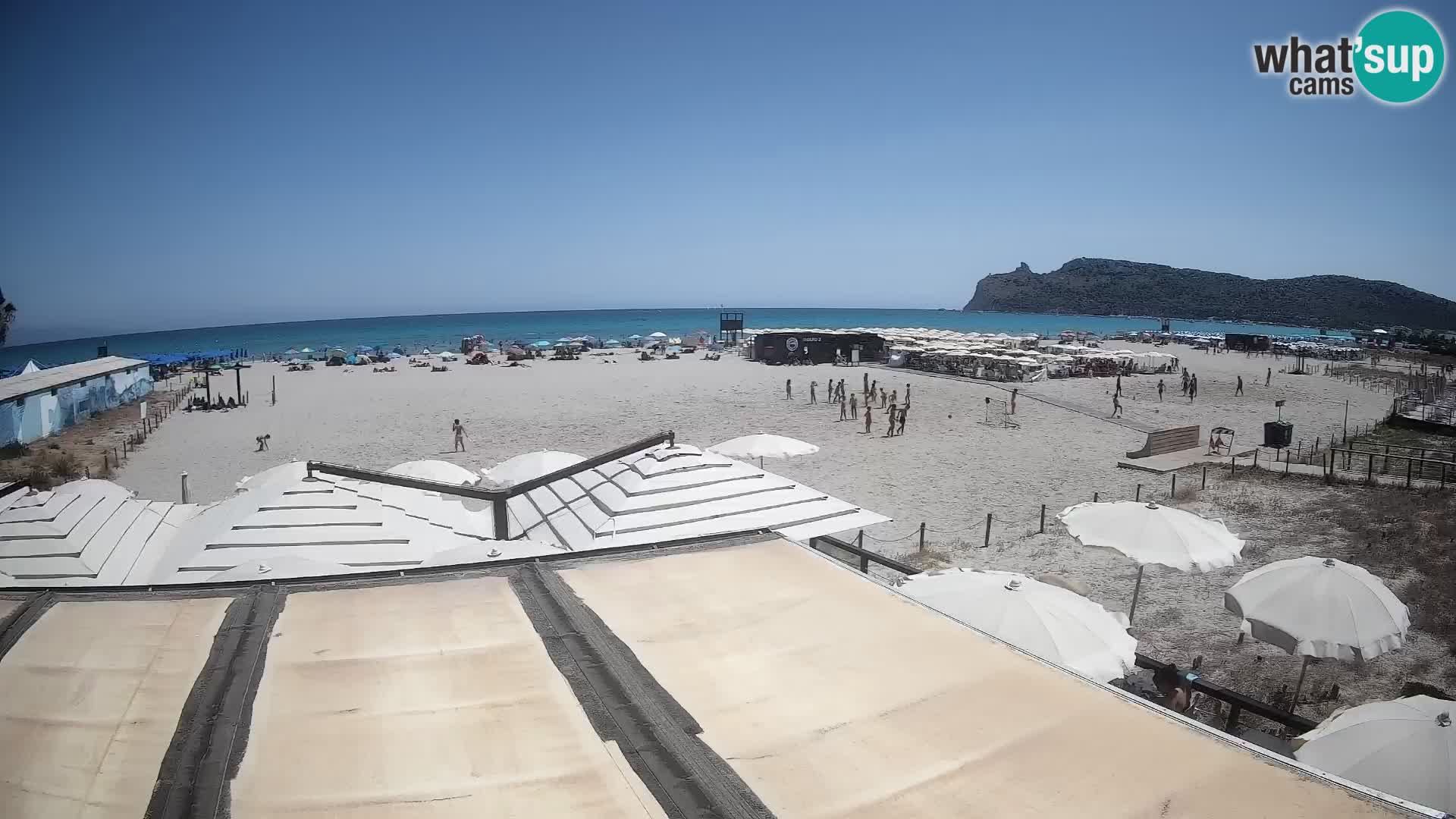 Poetto beach webcam | Cagliari | Sardinia