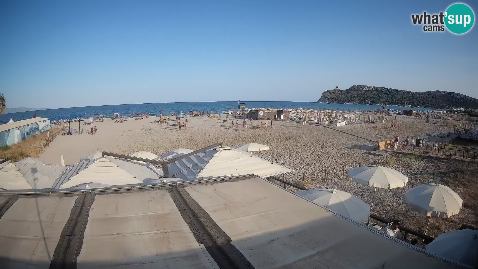 Poetto beach webcam | Cagliari | Sardinia