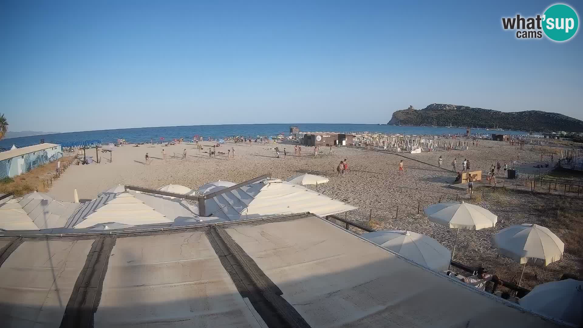 Poetto beach webcam | Cagliari | Sardinia